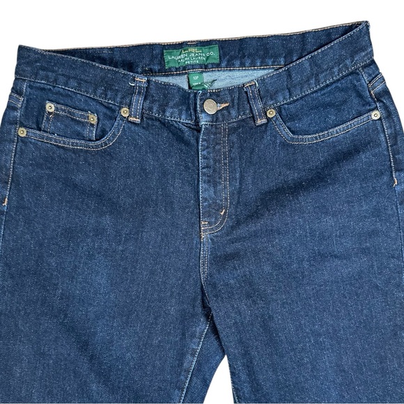 LRL Lauren Jeans Co Ralph Lauren Jeans Dark Blue Size 10 - Picture 5 of 5